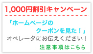お得なクーポン！